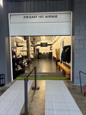 Front entrance to CrossFit BC at 278 East 1st Avenue, Vancouver