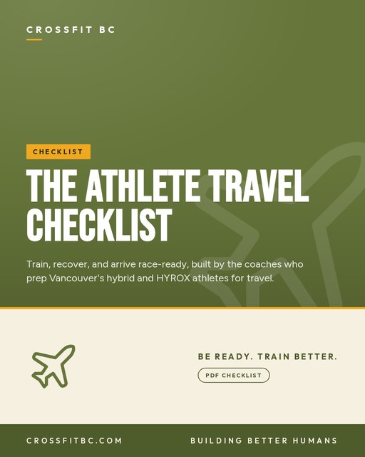 The Athlete Travel Checklist