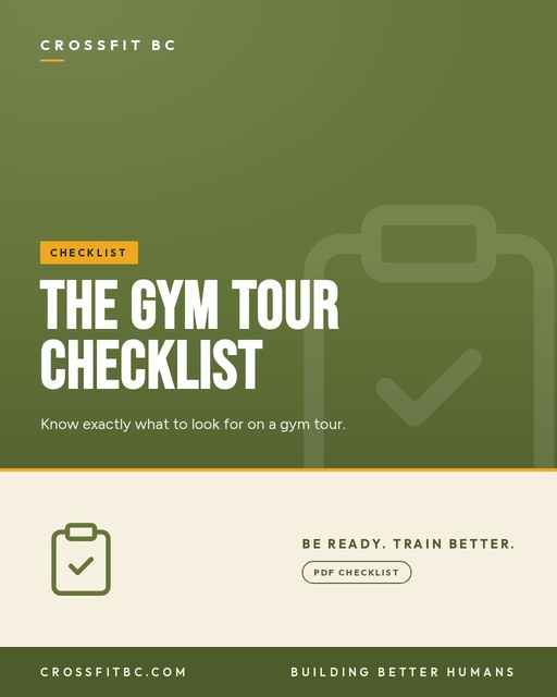 The Gym Tour Checklist