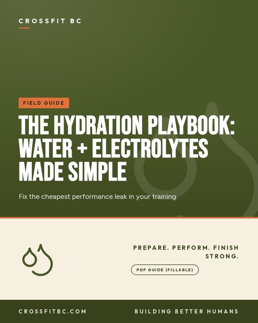 The Hydration Playbook: Water + Electrolytes Made Simple