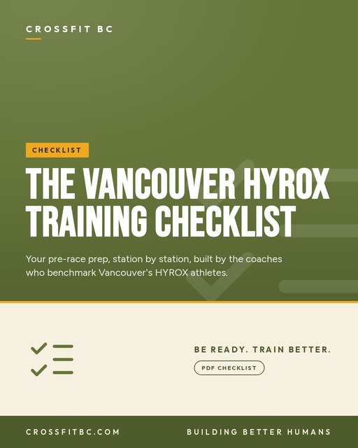The Vancouver HYROX Training Checklist