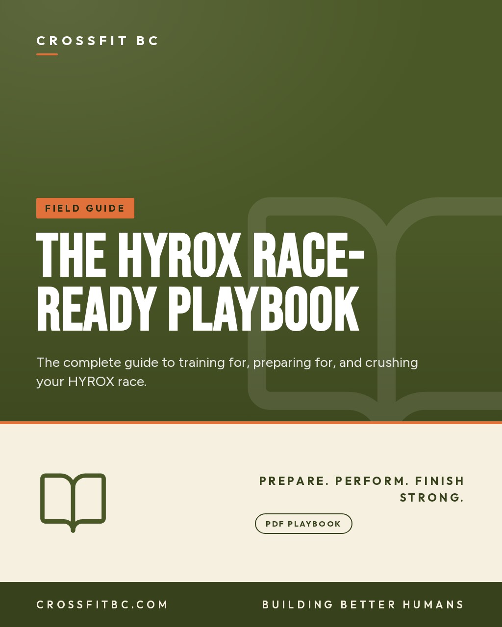 The HYROX Race-Ready Playbook cover