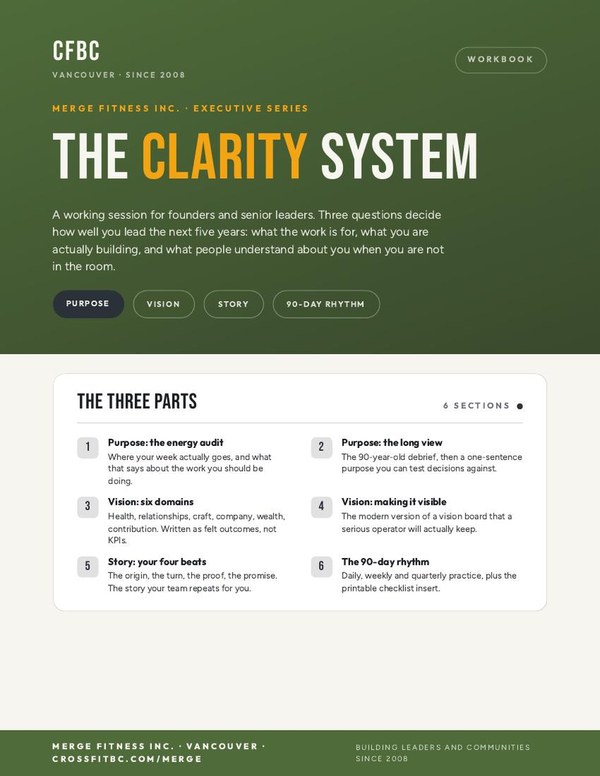 The Clarity System: Purpose, Vision, Story