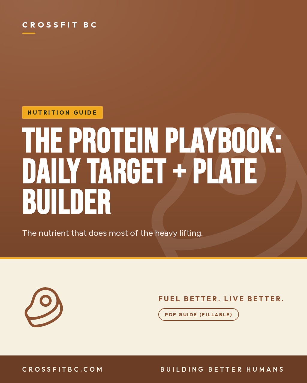The Protein Playbook: Daily Target + Plate Builder