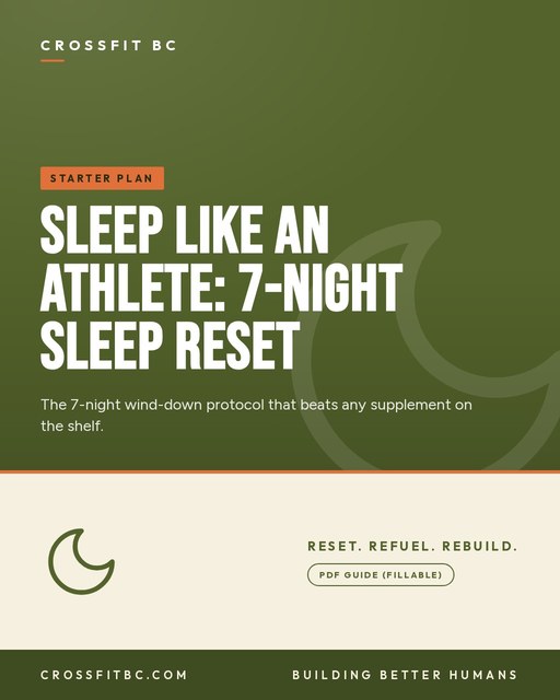 Sleep Like an Athlete: 7-Night Sleep Reset