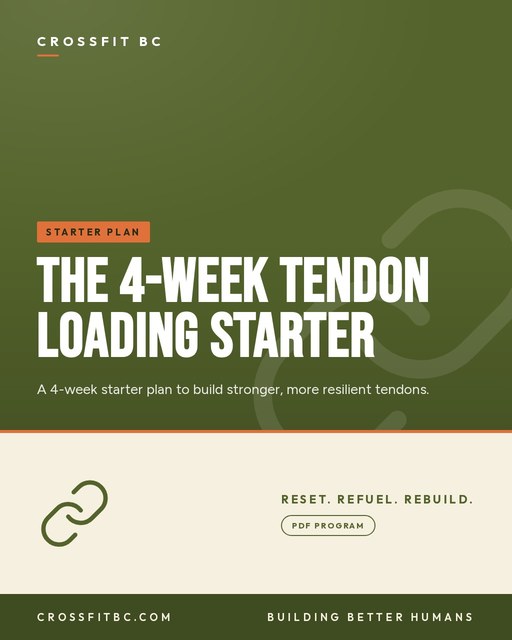 The 4-Week Tendon Loading Starter