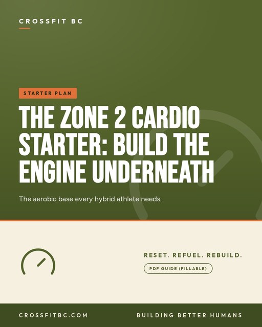 The Zone 2 Cardio Starter: Build the Engine Underneath