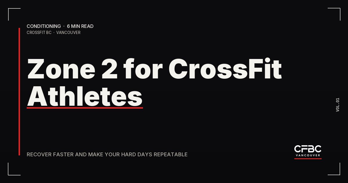 Zone 2 for CrossFit Athletes: Train Smarter