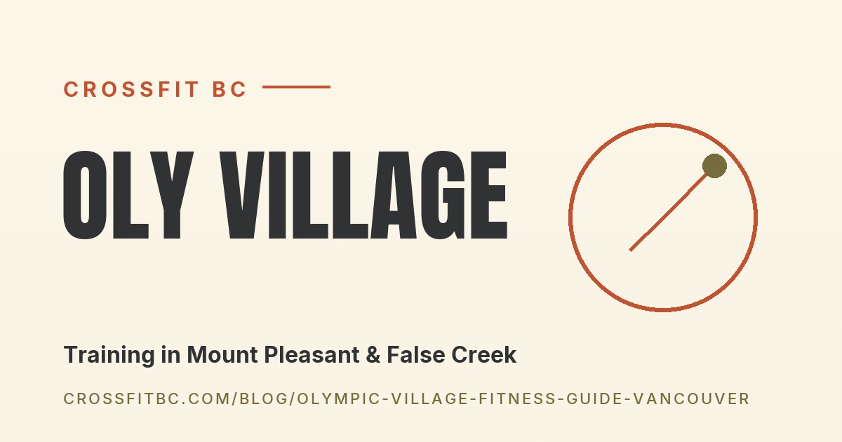 Olympic Village Fitness Guide Vancouver