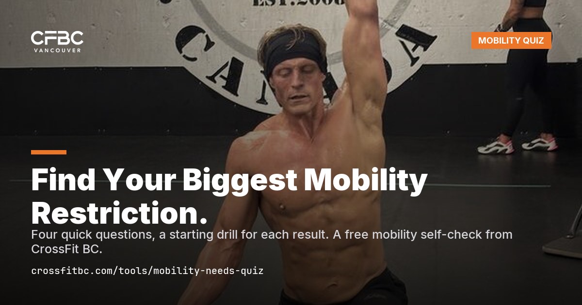 Mobility Needs Quiz