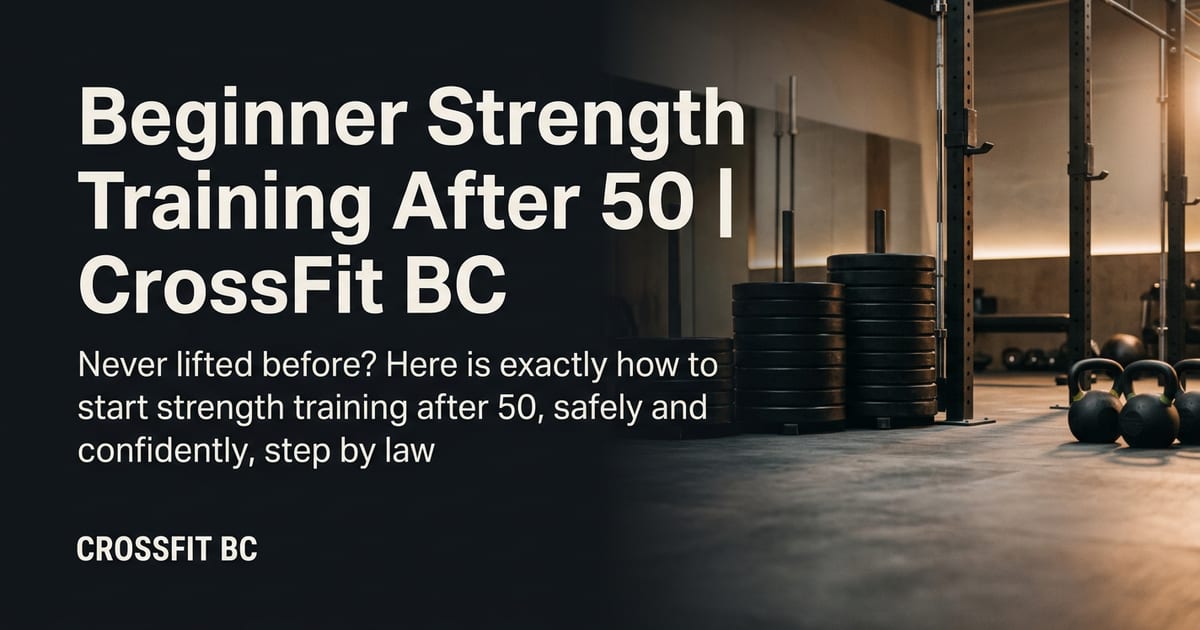 Beginner Strength Training After 50