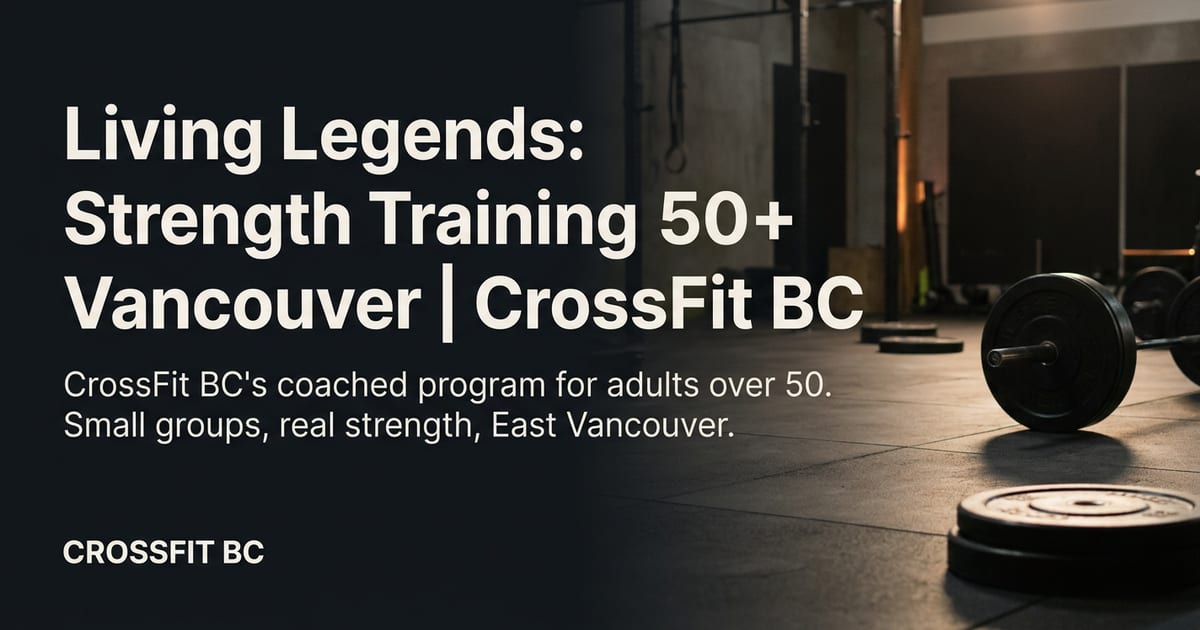 Living Legends: Strength Training 60+