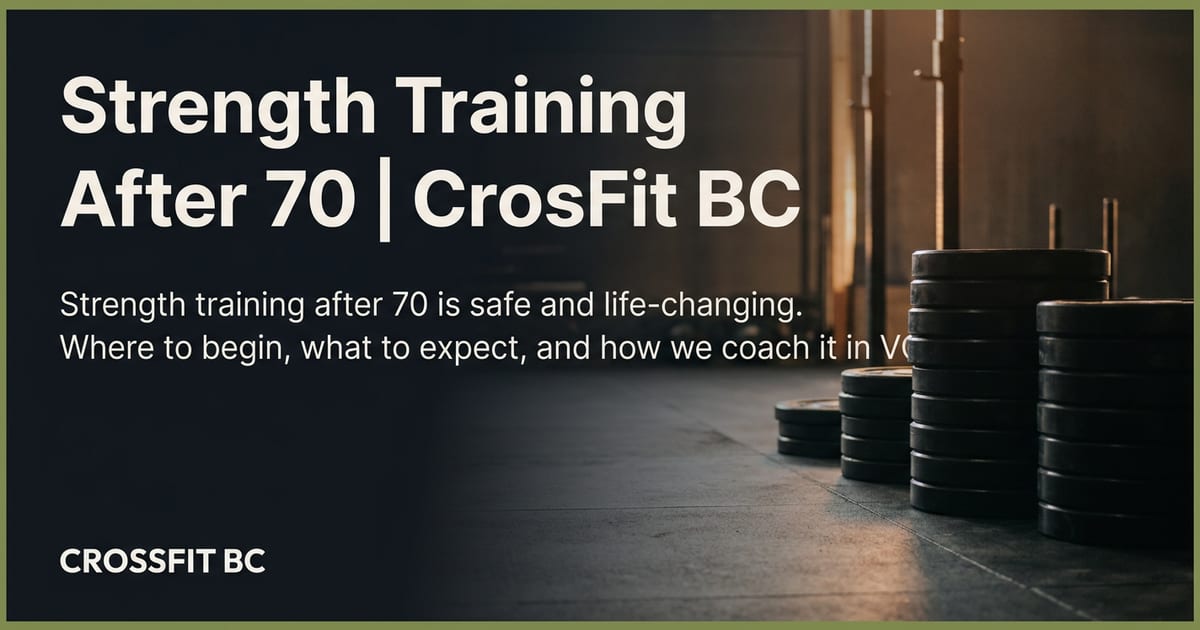 Strength Training After 70